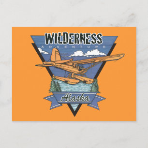Wilderness Seaplane Adventure Alaska Postcard