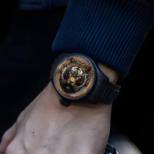Wilderness Tiger Art With 3D Design  Watch