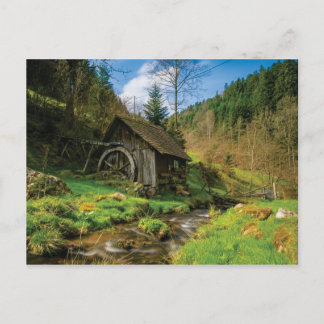wilderness waterwheel postcard
