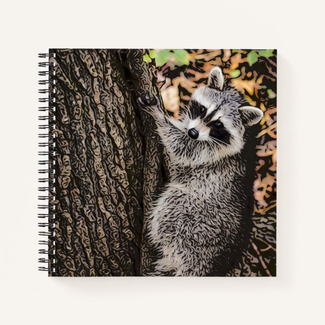 Wilderness Wild Raccoon Notebook (Front)