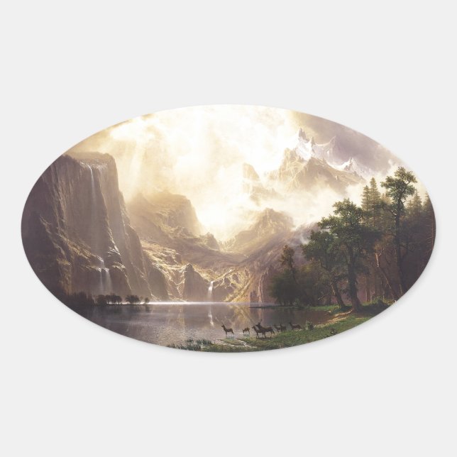 Wilderness & Wildlife Oval Sticker (Front)