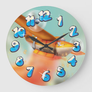 Wildfire fire-plane Aerial firefighting Large Clock