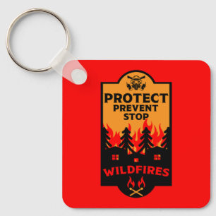 Wildfire Prevention Keychain