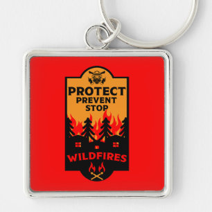 Wildfire Prevention Keychain