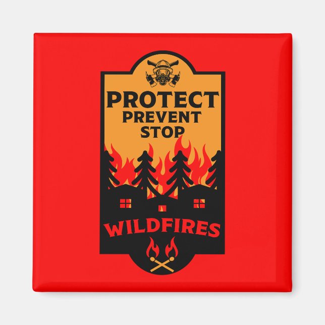 Wildfire Prevention Magnet (Front)
