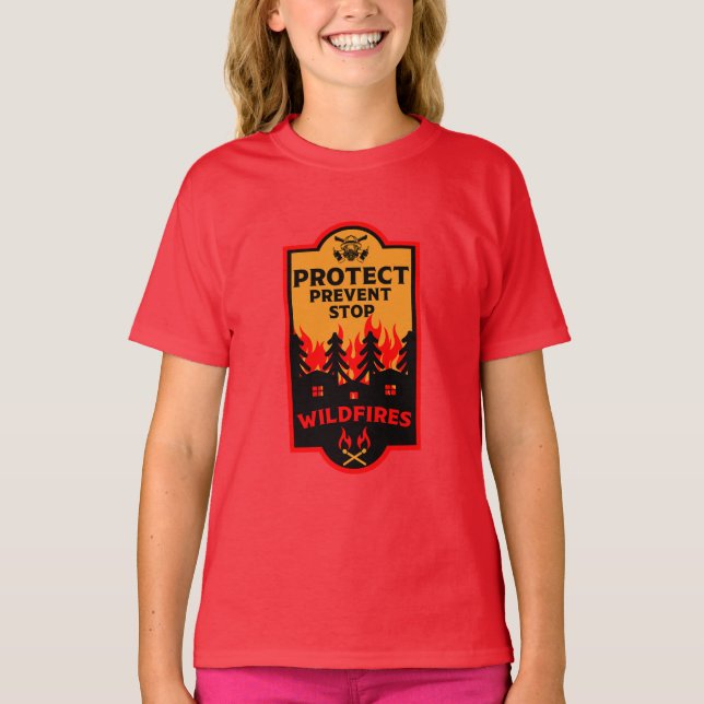 Wildfire Prevention T-Shirt (Front)