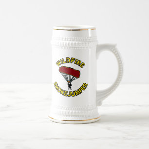 Wildfire Smokejumper Beer Stein