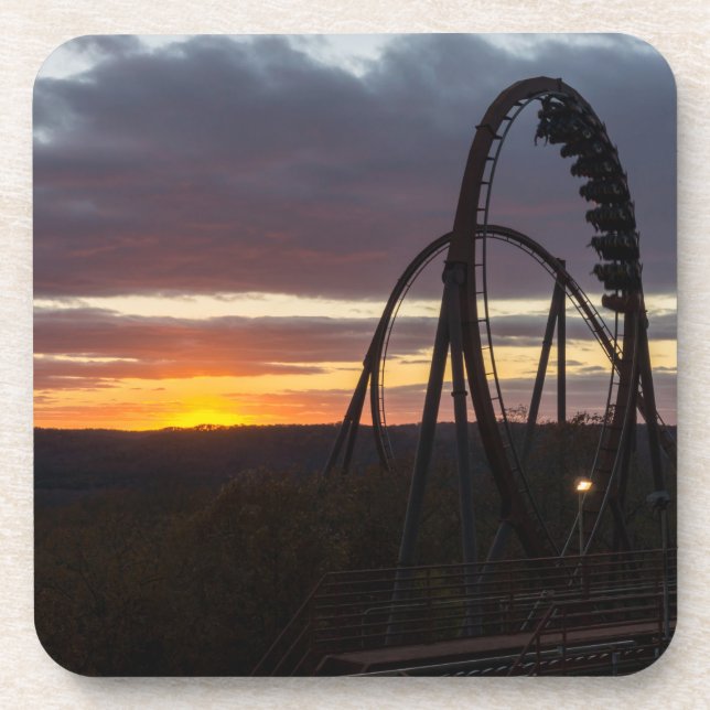 Wildfire Sunset Coaster (Front)