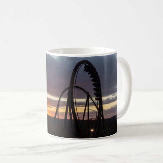 Wildfire Sunset Coffee Mug (Front Right)