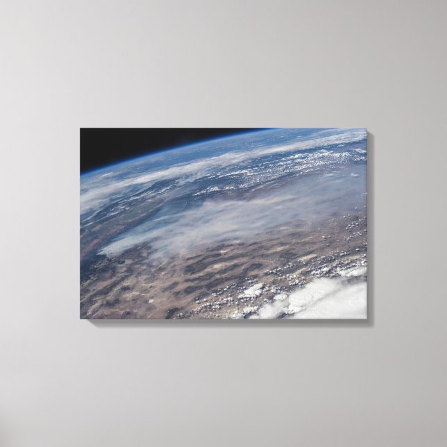 Wildfires Around Yosemite National Park. Canvas Print (Front)