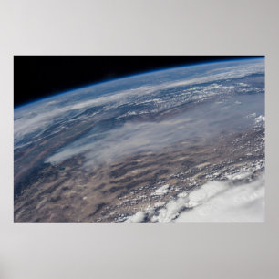 Wildfires Around Yosemite National Park. Poster