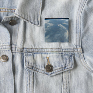 Wildfires Southeast Of James Bay In Quebec, Canada 2 Inch Square Button