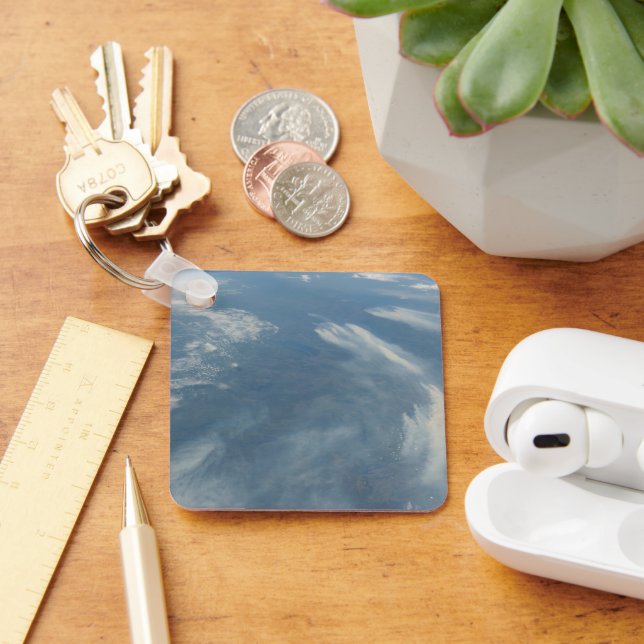 Wildfires Southeast Of James Bay In Quebec, Canada Keychain (Desk)