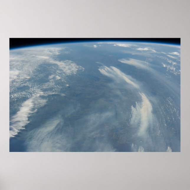 Wildfires Southeast Of James Bay In Quebec, Canada Poster (Front)