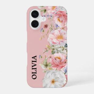 WildFloral flowers iPhone 16 Case