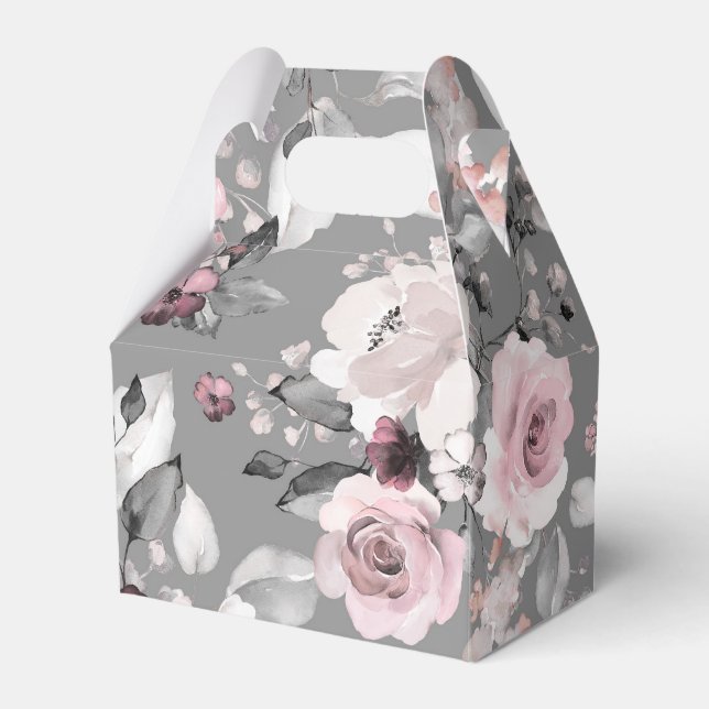 Wildflower 7th Birthday Favor Box (Front Side)