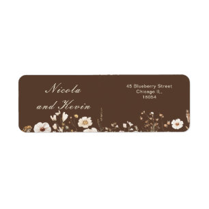 Wildflower Autumn Fall Floral Wedding
