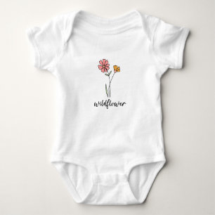 Wildflower Baby Bodysuit