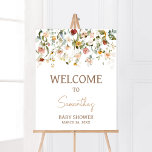 Wildflower Baby in Bloom Baby Shower Welcome Poster<br><div class="desc">Make your event special with this Spring Floral Baby Shower with our cute and lovely printable Welcome Sign featuring adorable Wildflowers Baby Shower theme. Download,  personalize,  and create lasting memories with this perfect touch for your joyous celebration!

BS659</div>