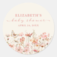 Wildflower Baby in Bloom Girl Baby Shower