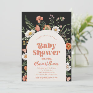 Wildflower Baby Shower Invitation   Wild Baby