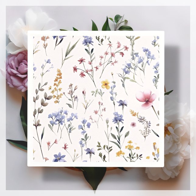 Wildflower | Baby Shower Napkin (Creator Uploaded)
