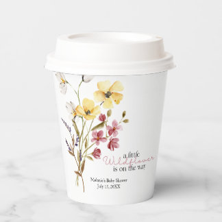 Wildflower Baby Shower Paper Cup
