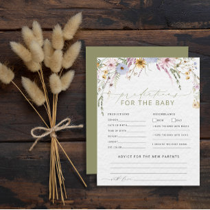 Wildflower Baby Shower Predictions and Advice