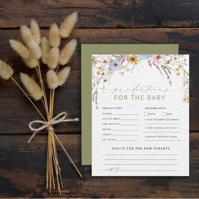 Wildflower Baby Shower Predictions and Advice (Creator Uploaded)