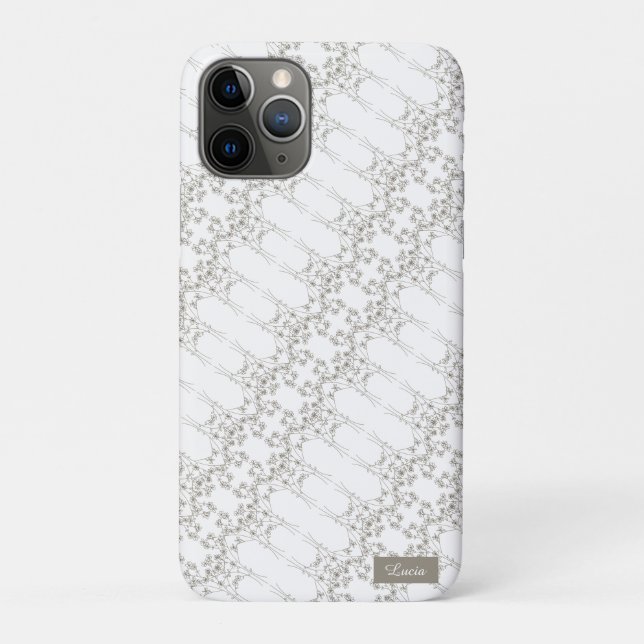 Wildflower Big floral Pattern Case-Mate iPhone Case (Back)
