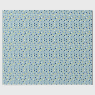 Wildflower & Blackberry Floral Pattern Wrapping Paper