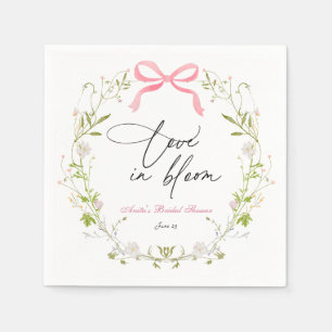 Wildflower Bloom Bridal Shower Napkins