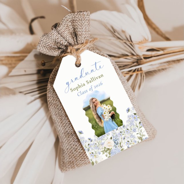 Wildflower Bloom Graduation Party Gift Tags (Creator Uploaded)