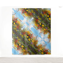 Wildflower Bloom Wall Tapestry