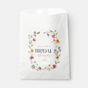 Wildflower Boho Bridal Shower Favour Bag