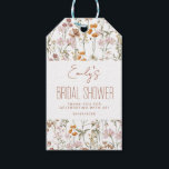 Wildflower Boho Bridal Shower Thank You In Bloom Gift Tags<br><div class="desc">Express heartfelt thanks with our Wildflower Boho Bridal Shower Thank You Gift Tags. Featuring a charming wildflower design, these tags convey gratitude for celebrating the blooming love during the bridal shower. The "In Bloom" theme adds a touch of natural beauty and romance to every tag, creating a cohesive and meaningful...</div>