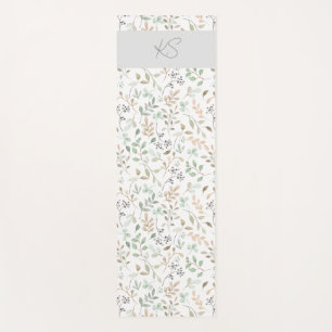 Wildflower Boho Custom Custom Name Yoga Mat