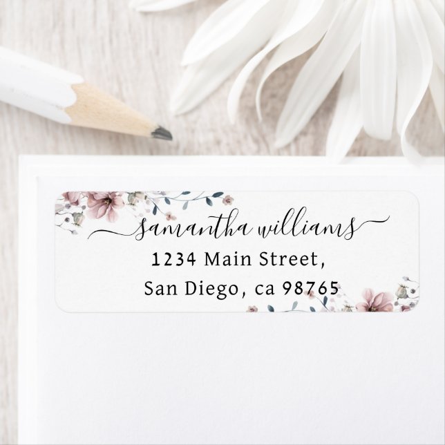 Wildflower boho minimalist modern Bridal Shower (Insitu)