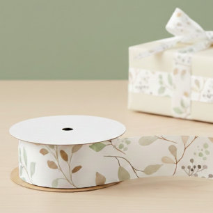 Wildflower Boho Satin Ribbon