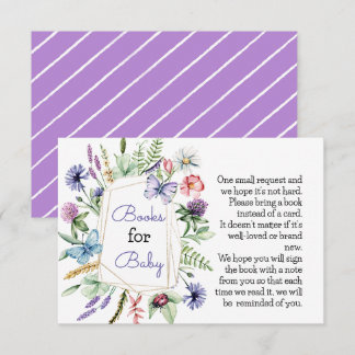 Wildflower Books for Baby Card