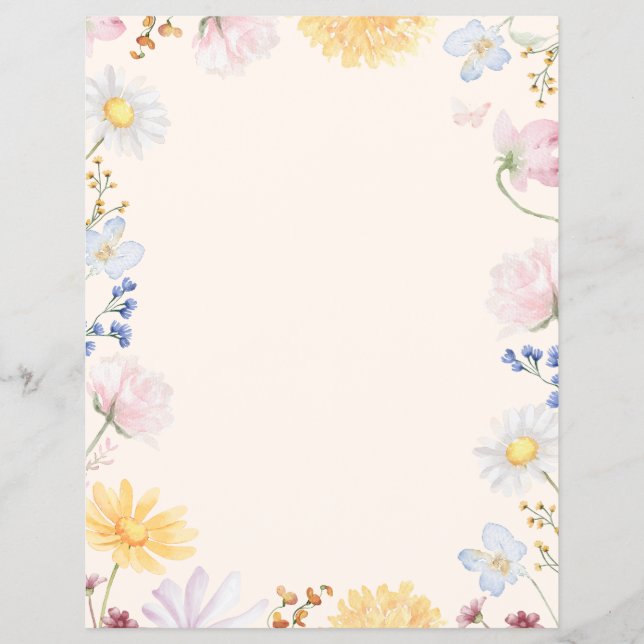 Wildflower Border  Flyer (Front)