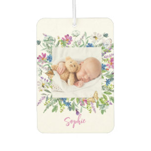 Wildflower Border Photo Air Freshener