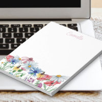 Wildflower Border Pretty Personalized