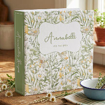 Wildflower Botanical Cottagecore Monogram Recipe