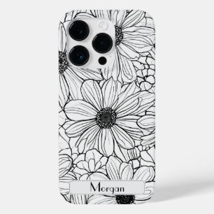 Wildflower Botanical Floral Personalized Case-Mate iPhone 14 Pro Case