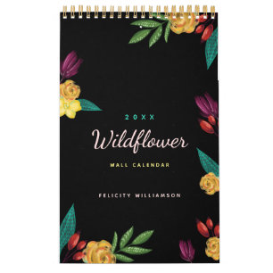 Wildflower Botanical Garden Notes & To Do Calendar