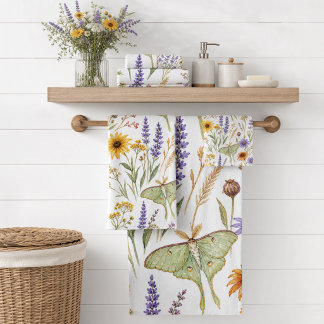 Wildflower Botanical Yellow & Purple Floral