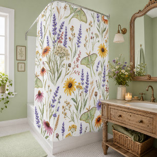 Wildflower Botanical Yellow & Purple Floral