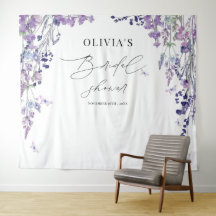 Wildflower Bridal Shower Backdrop Photo Booth