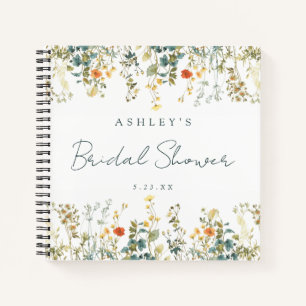 Wildflower Bridal Shower Guest Book